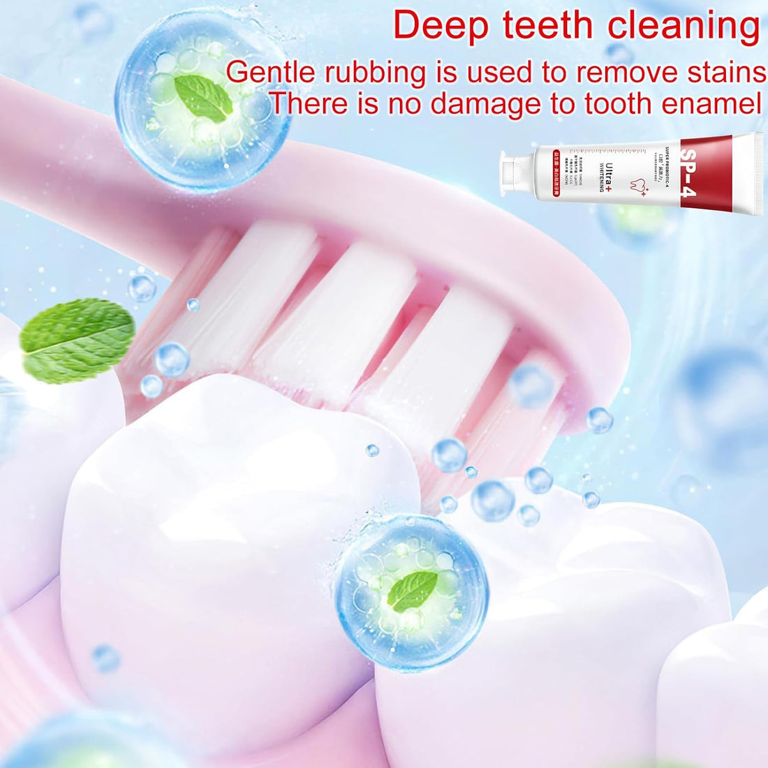 probiotic whitening toothpaste, Teeth Whitener Toothpaste, Natural Tooth Whitener (PACK OF 2)
