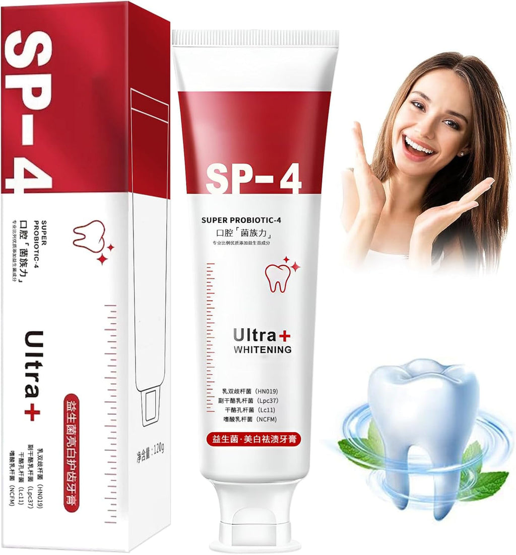 probiotic whitening toothpaste, Teeth Whitener Toothpaste, Natural Tooth Whitener (PACK OF 2)