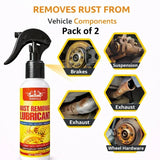 Rust Remover Spray for Car & Bike (Pack of 2)| Multi-Purpose Rust Cleaner Spray for Metal Surfaces | Instant Rust-Off & Protect Formula