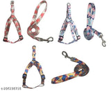 Fabric Body Harness for Dog (Multicolor, 0.1 inches) (Pack of 1)