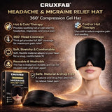 Migraine Relief Cap Headaches, Sinuses, Tension Relief Headache Relief Cap for Men & Women